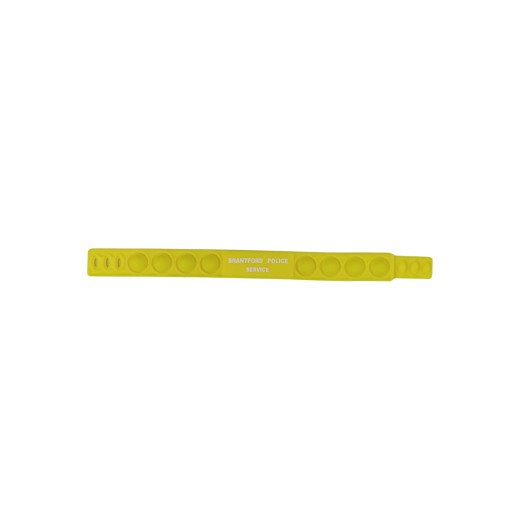 Pop Fidget Wrist Bands Yellow